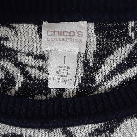 Chico's Collection pullover sweater - Picture 4 of 5